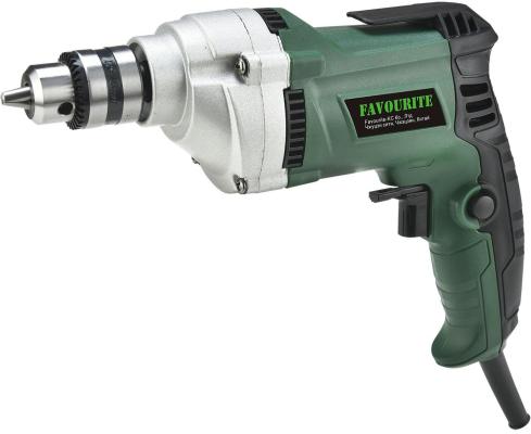 FAVOURITE ID 1200 Дрель электрич. [ ID 1200 ] { 1200 Вт, 0-3000об, Рег. Числа оборотов, скоростей 1, реверс, патрон 10мм, по дереву 13мм, по металлу 10мм. }