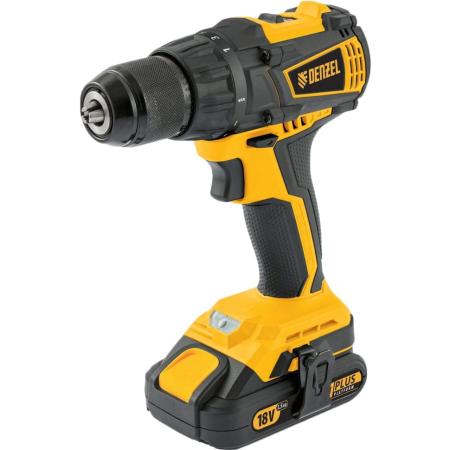 Дрель-шуруповерт аккумуляторная, бесщет. BLDL-IB-18-02, Li-Ion, 18 В, 1,5 Ач, 2 акк.// Denzel