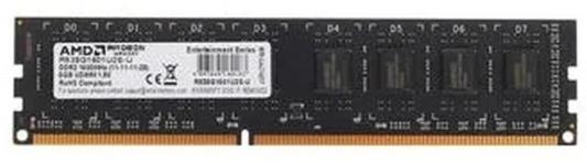 Оперативная память для компьютера AMD Radeon R5 Entertainment Series DIMM 8Gb DDR3 1600 MHz R538G1601U2S-U