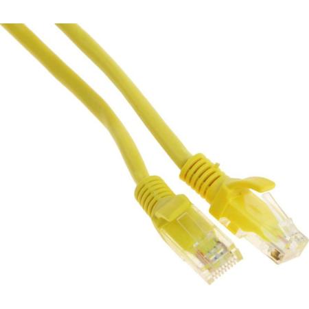 Патч-корд UTP Cablexpert PP12-2M/Y  кат.5e, 2м, литой, многожильный (желтый)