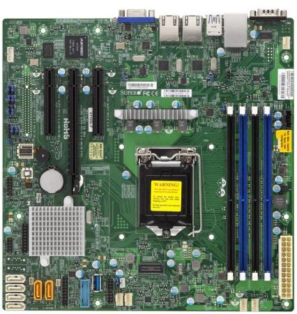 Материнская плата Supermicro MBD-X11SSL-F-B Socket 1151 C232 4xDDR4 1xPCI-E 4x 2xPCI-E 8x 6 mATX Retail