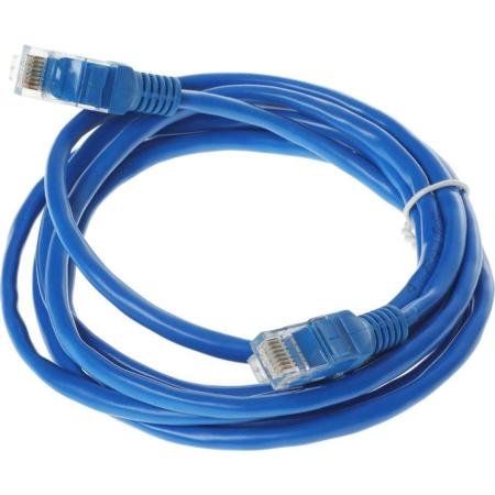 Патч-корд UTP Cablexpert PP12-2M/B  кат.5e, 2м, литой, многожильный (синий)