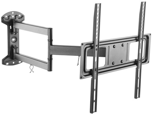 Кронштейн для телевизора Ultramounts UM 906 черный 32"-55" макс.35кг настенный поворотно-выдвижной и наклонный