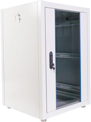 ЦМО Шкаф телекоммуникационный напольный ЭКОНОМ 18U (600 х 600) дверь стекло, дверь металл ШТК-Э-18.6.6-13АА