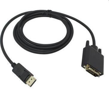 Переходник DisplayPort DVI 1.8м Exegate EX-CC-DPM-DVIM-1.8 круглый черный EX284908RUS