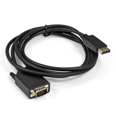 Exegate EX284914RUS Кабель DisplayPort-VGA ExeGate EX-CC-DPM-VGAF-1.8 (20M/15M, 1,8м, экран)