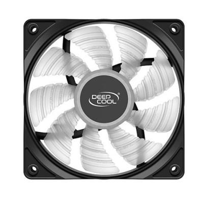 Вентилятор DEEPCOOL RF120R (120мм, 21.9dB, 1300rpm, 3 pin, красная подсветка) RTL