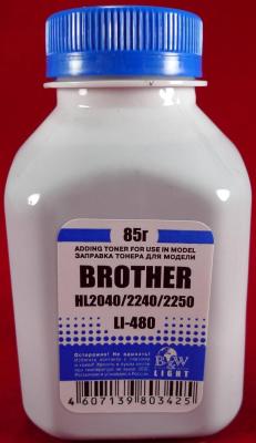 Тонер Brother TN 2075/85/2135/75 HL 2030/35/40/75/2140/50/70 (фл. 85г) B&W Light фас.Россия