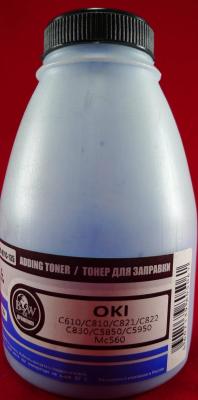 Тонер OKI C610/C810/C821/C822/C830/C5850/C5950/MC560 Cyan (фл. 135г) B&W Premium Tomoegawa фас.Россия