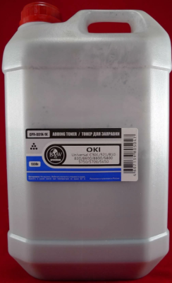 Тонер OKI Univ C301/321/810/830/8600/8800/5800/5750/5700/5650 Black (кан. 1кг) B&W Premium Tomoegawa фас.Россия