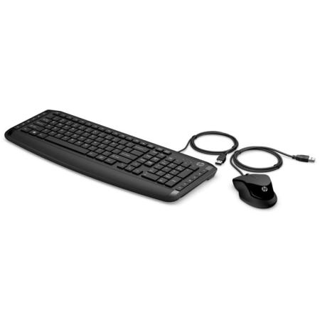 Клавиатура + мышь HP Pavilion KeyboardandMouse200 клав:черный мышь:черный USB