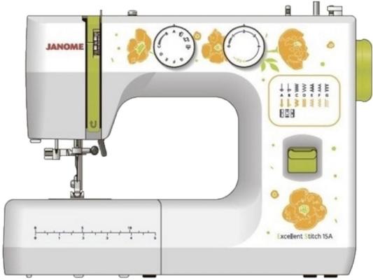 Швейная машина Janome Excellent Stitch 15A белый