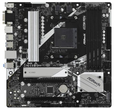 Материнская плата ASRock A520M PRO4