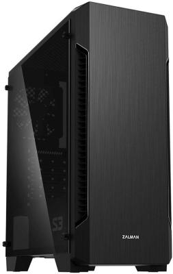 Корпус ATX Zalman S3 TG Без БП чёрный