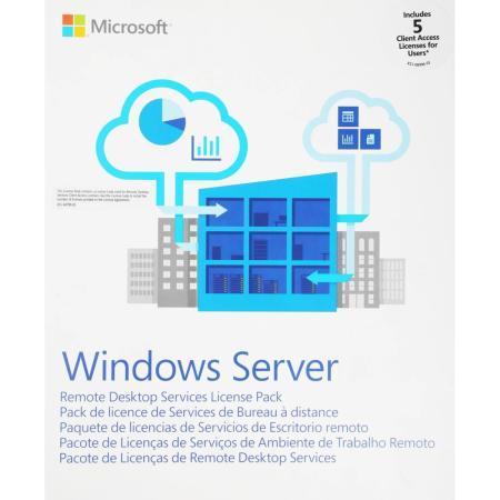 Клиентская лицензия MS Windows RDS CAL 2019 (5 лиц.) (6VC-03805)