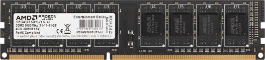 Оперативная память для компьютера AMD R5 Entertainment Series DIMM 4Gb DDR3 1600 MHz R534G1601U1S-U