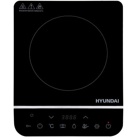 Плита Электрическая Hyundai HYC-0104 черный стеклокерамика (настольная)