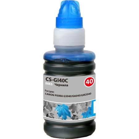 Чернила Cactus CS-GI40C голубой100мл для Canon Pixma G5040/G6040/GM2040