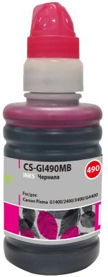 Чернила Cactus CS-GI490MB пурпурный100мл для Canon Pixma G1400/G2400/G3400