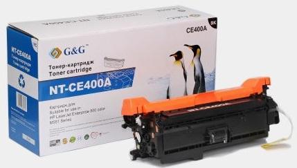 Картридж G&G CE400A 5500стр Черный