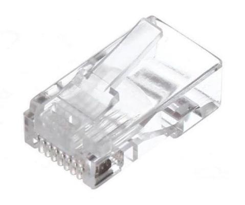 Коннекторы RJ-45 (8P8C) для UTP кабеля 6кат. ( упаковка 100 шт.) VCOM <NM006-1/100>