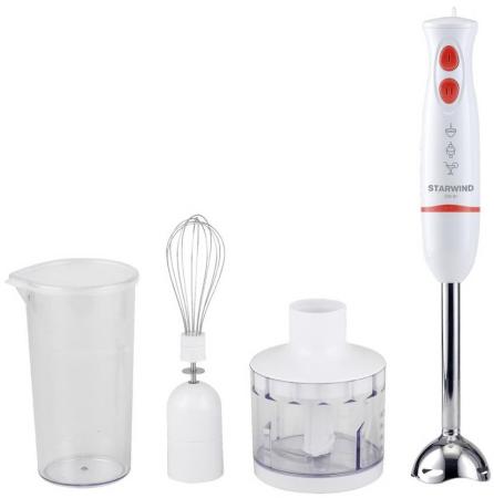 Блендер погружной Starwind SBP2242 500Вт белый/оранжевый