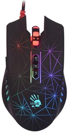 Мышь A4 Bloody P81s черный оптическая (8000dpi) USB (8but)