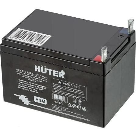 Батарея аккумуляторная Huter 64/1/23 12В 12Ач SLA