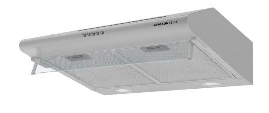 Вытяжка козырьковая Maunfeld MP-1 60 нержавеющая сталь управление: кнопочное (1 мотор)
