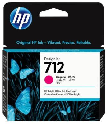 Картридж HP 712 Magenta DesignJet Ink Cartridge 29мл для HP DJ Т230/630 3ED68A