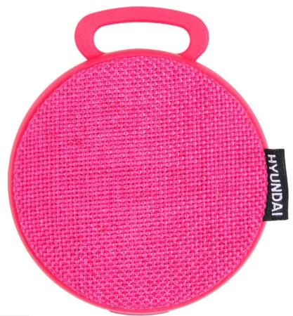 Колонка порт. Hyundai H-PAC150 красный 3W 1.0 BT/3.5Jack/USB 10м 300mAh