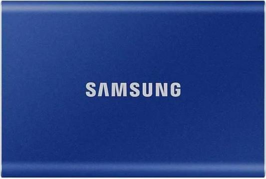 Жесткий диск SSD Samsung 1TB T7 Touch, USB Type-C, R/W 1000/1050MB/s, Blue MU-PC1T0H/WW