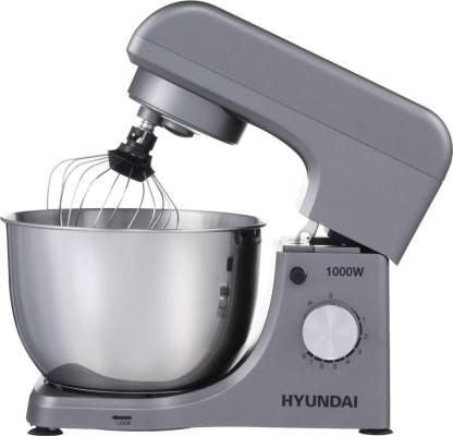 Миксер планетарный Hyundai HYM-S5451 1000Вт серый/черный