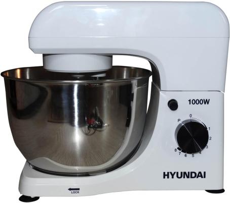 Миксер планетарный Hyundai HYM-S4451 1000Вт белый/черный