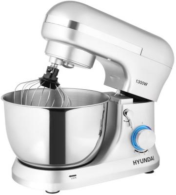 Миксер планетарный Hyundai HYM-S6551 1300Вт серебристый