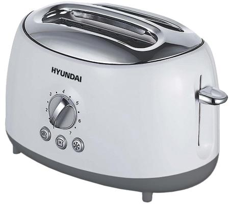 Тостер Hyundai HYT-8003 700Вт белый/серый