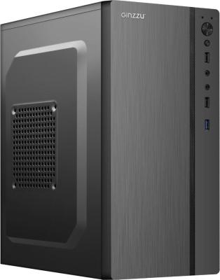 Корпус microATX Ginzzu B200 Без БП черный
