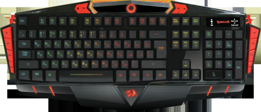 Клавиатура проводная Defender Redragon Asura 2 USB черный