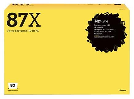 Картридж T2 TC-H87X 18000стр Черный