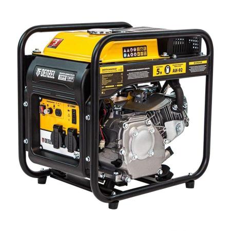 Генератор инверторный GT-3500iF, 3,5 кВт, 230 В, бак 5 л, открытый корпус, ручной старт// Denzel