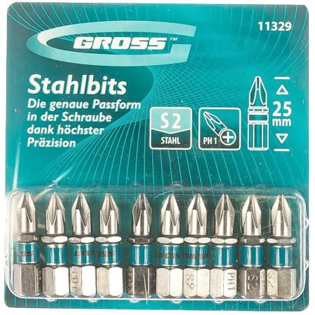Набор бит Gross 4044996067643 10шт