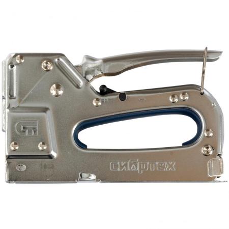 Степлер мебельный Сибртех 40101 металлический регулируемый тип скобы 53 4-14 мм