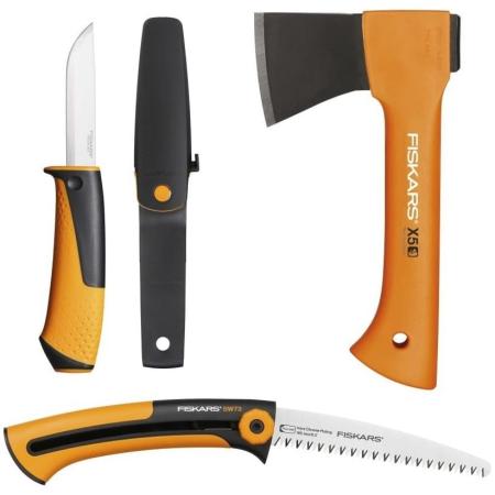 Набор для кемпинга: Универсальный топор Х5 + Пила + Универсальный нож 1057912