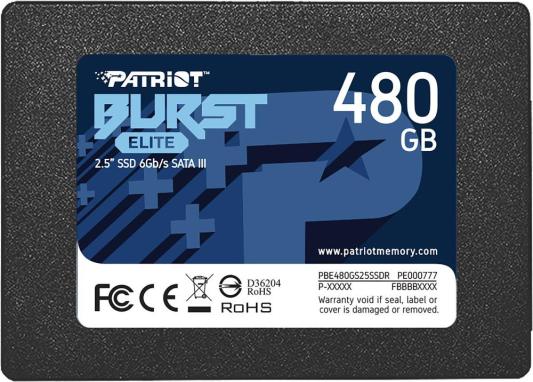 SSD накопитель Patriot Burst Elite 480 Gb SATA-III