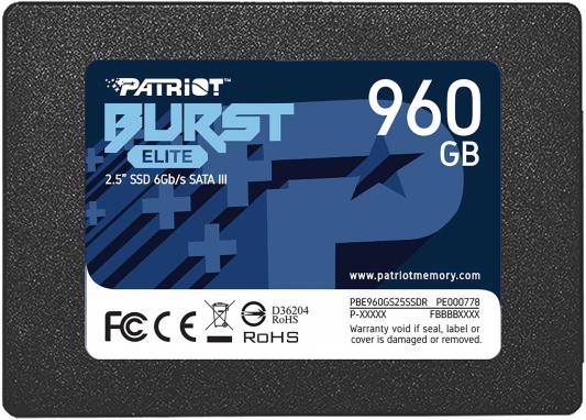 SSD накопитель Patriot Burst Elite 960 Gb SATA-III
