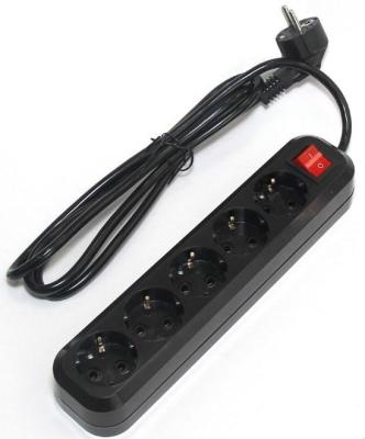 5bites SP5B-350 Сетевой фильтр 5S / 3*1.5MM2 / 16A / ABS / 5M / BLACK