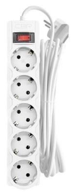 Сетевой фильтр CBR CSF 2505-5.0 5 розеток 5 м
