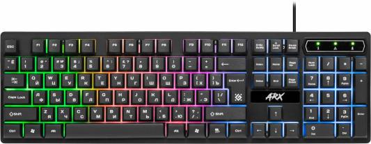 Проводная игровая клавиатура Arx GK-196L RU,радужная подсветка