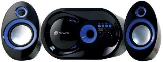 Колонки 2.1 (две колонки + сабвуфер) Oklick OK-433 Черный
