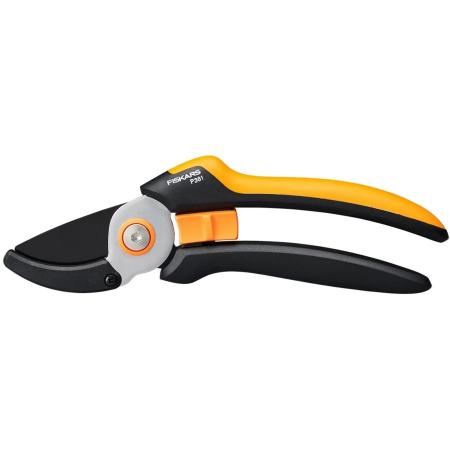 Секатор контактный Fiskars Solid P361 черный/оранжевый (1057165)